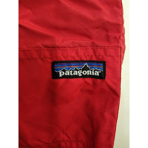 Vintage Patagonia Baby Size 12 Months Red Ski Snow Pants Bib Overalls Capilene - Picture 4 of 7